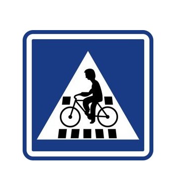 Dopravní značka IP 7 - Přejezd pro cyklisty