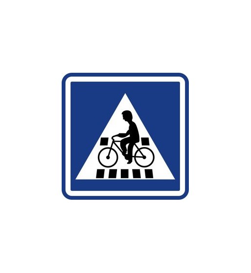 Dopravní značka IP 7 - Přejezd pro cyklisty Dopravní značka IP 7 - Přejezd pro cyklisty