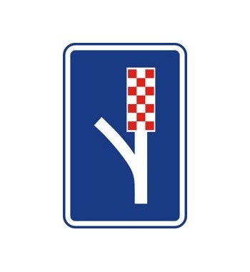 Dopravní značka IP 24 - Únikový pruh