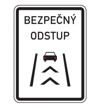 Dopravní značka IP 32 - Bezpečný odstup